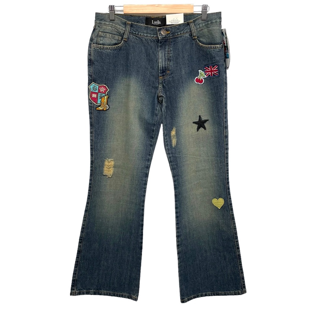 LUELLA for Target 70s Patch Jeans – Juniors 13, Boot Cut, NWT